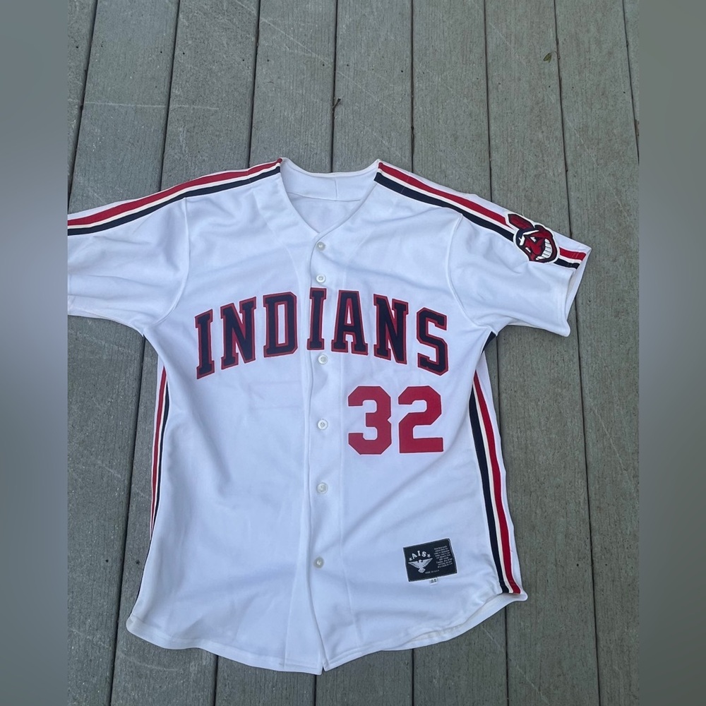 movie worn major league 2 indians home jersey 🔥